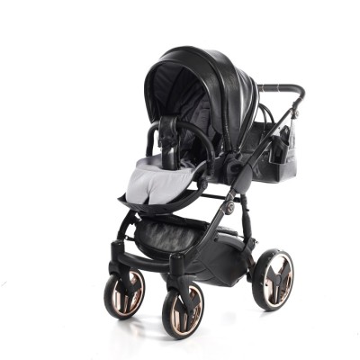 Junama Termo Line Eco Piel Negro Carro de bebé